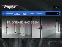 Tablet Screenshot of fridgeair.com.au