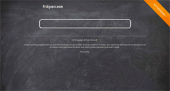 Desktop Screenshot of fridgeair.com