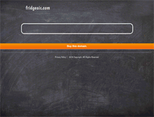 Tablet Screenshot of fridgeair.com
